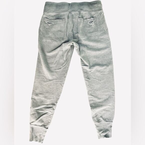 NSF Barneys NY Gray Joggers Size Small Factory Distressing - Picture 2 of 4